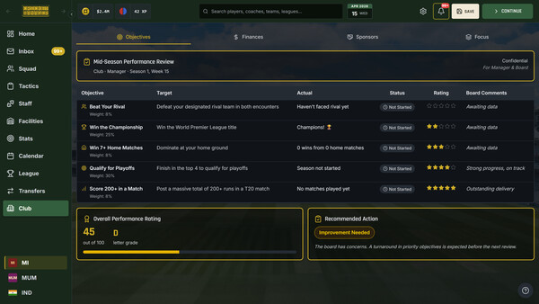 Cricket Manager screenshot 9