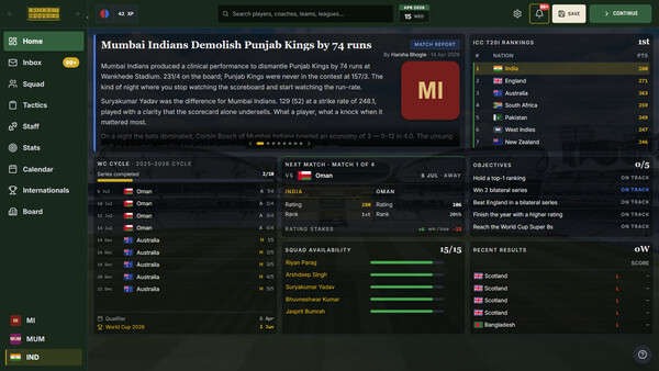 Cricket Manager screenshot 10