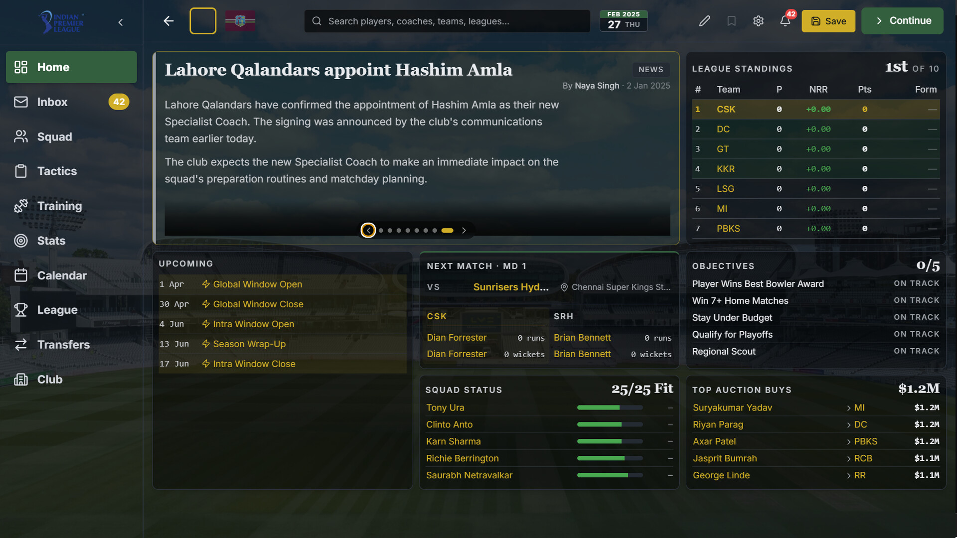Cricket Manager Featured Screenshot #1