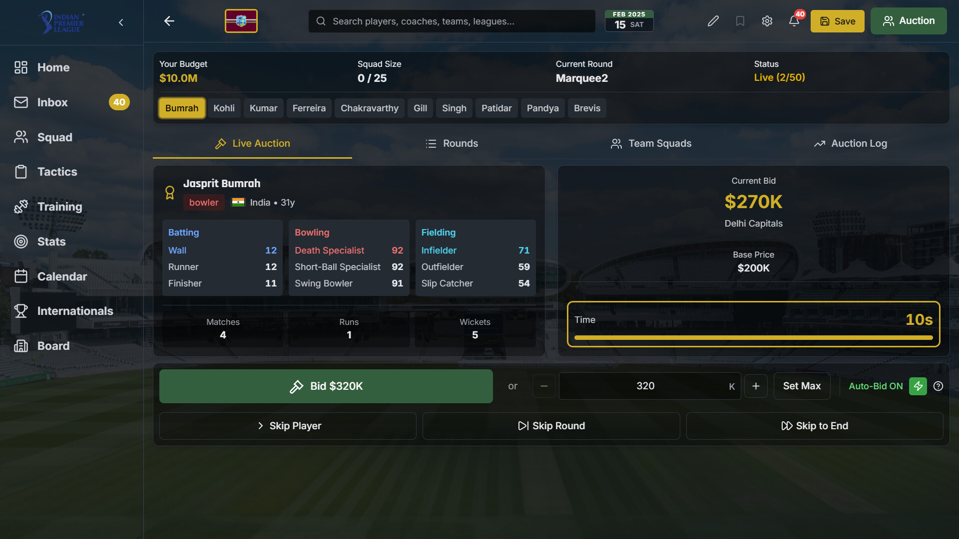 Cricket Manager screenshot #6