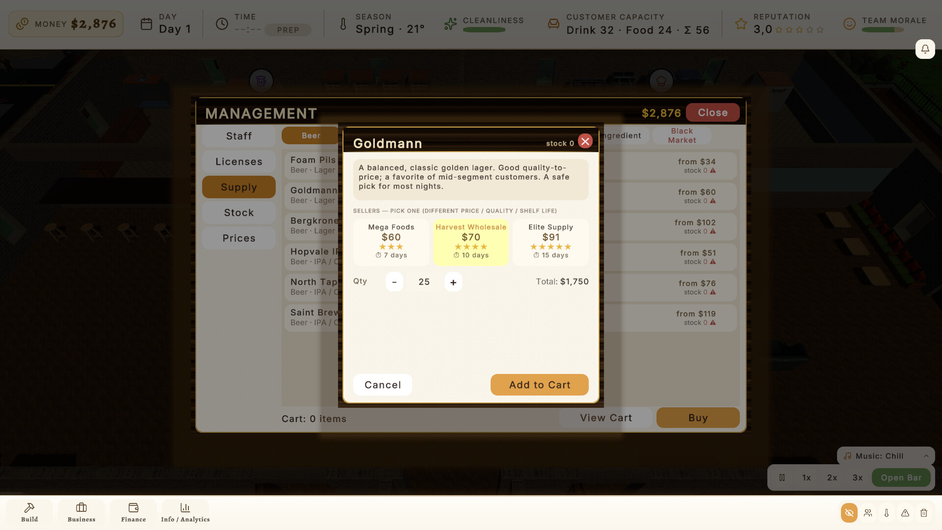 Bar Baron: Restaurant & Nightlife Tycoon screenshot 4