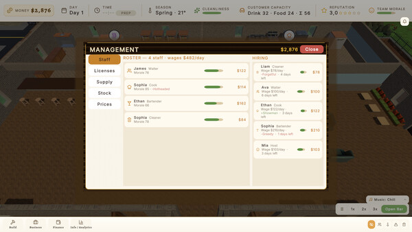 Bar Baron: Restaurant & Nightlife Tycoon screenshot 3