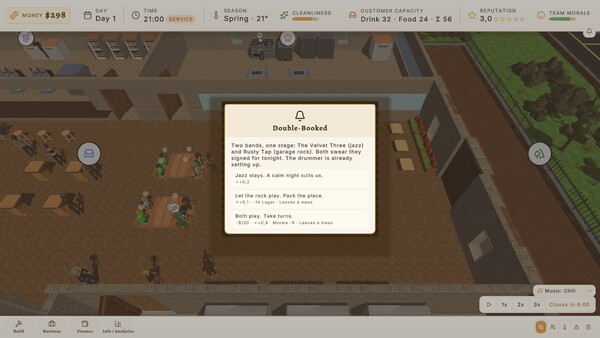 Bar Baron: Restaurant & Nightlife Tycoon screenshot 2