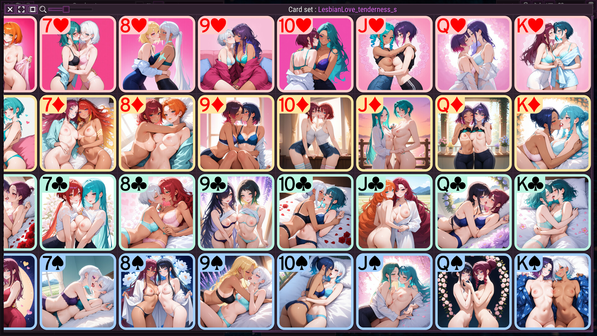 NSFW Solitaire - Lesbian Loveのスクリーンショット 1