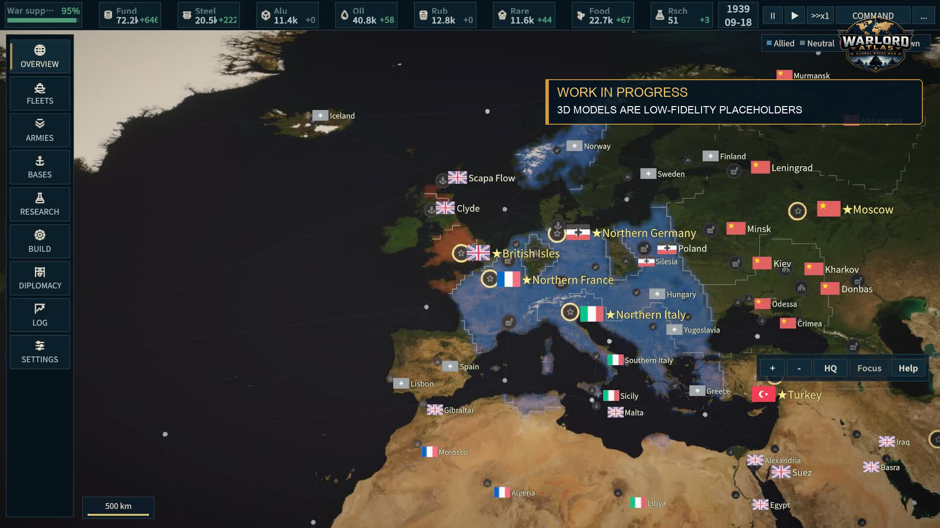 Warlord Atlas: Global Naval War screenshot 8