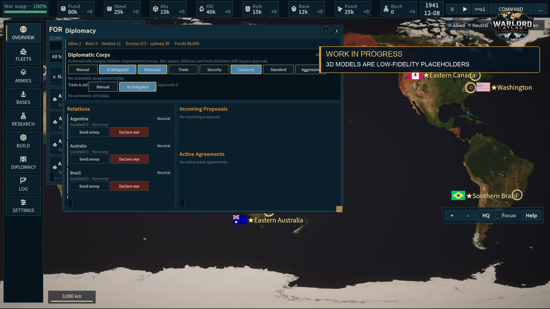 Warlord Atlas: Global Naval War screenshot 6