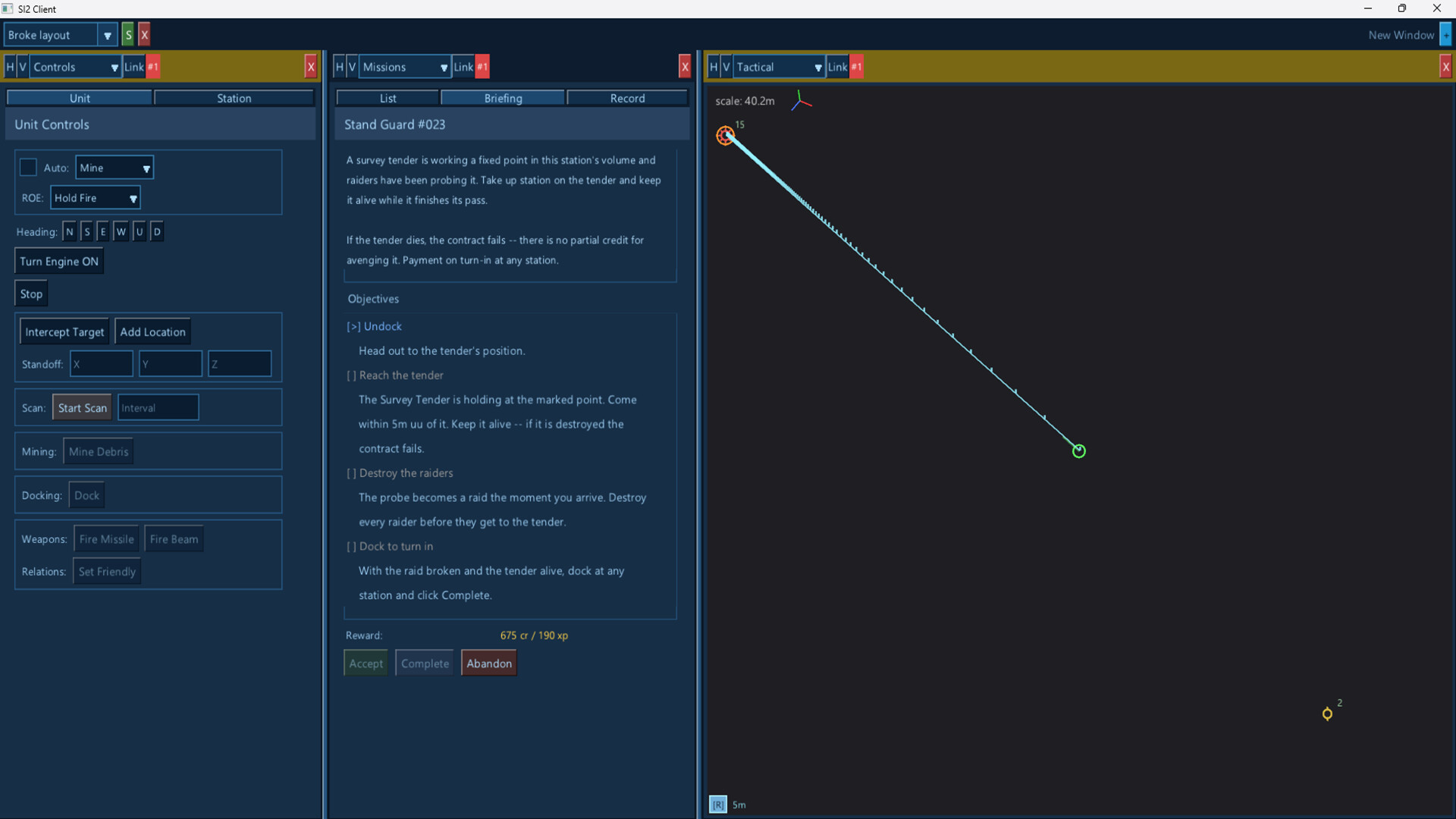 Space Interface screenshot #2