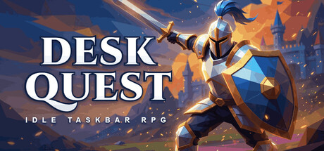 Desk Quest: Idle Taskbar RPG — Steam header
