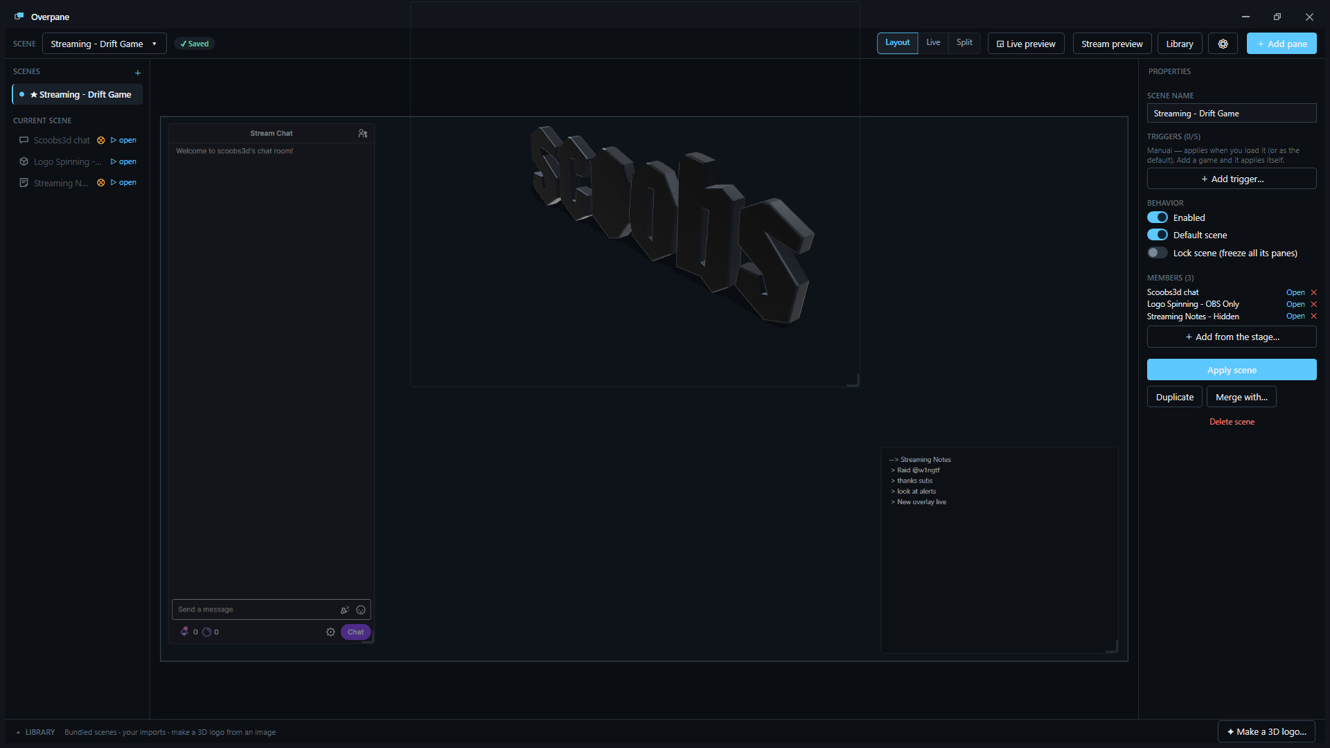 Overpane screenshot 1