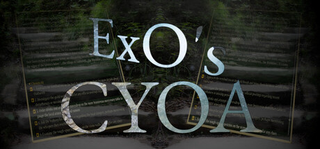 Exo's CYOA(アドベンチャー・インディー、開発: Stephan Birkl、2026年発売)のヘッダー画像