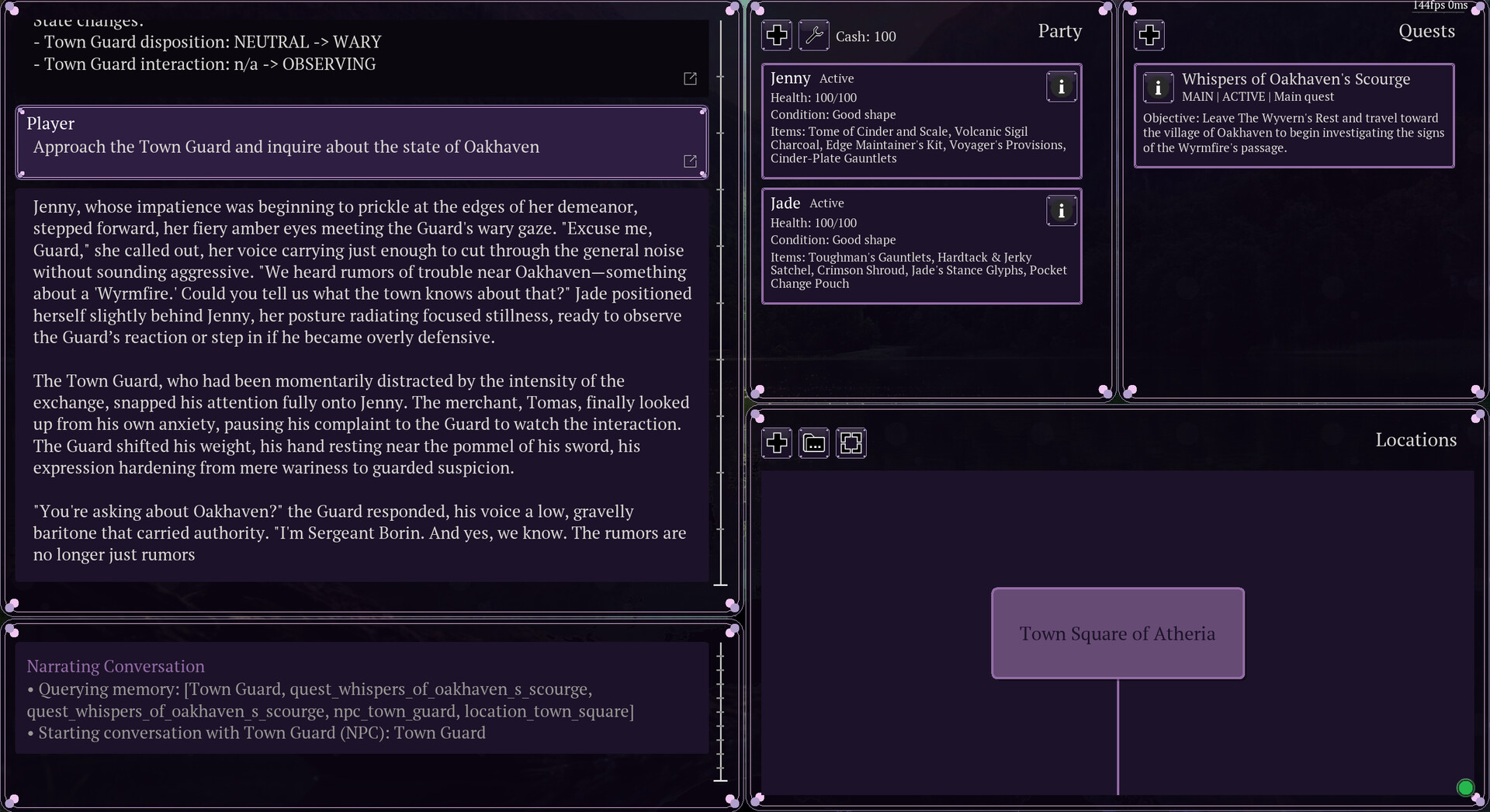 Exo's CYOA screenshot #2