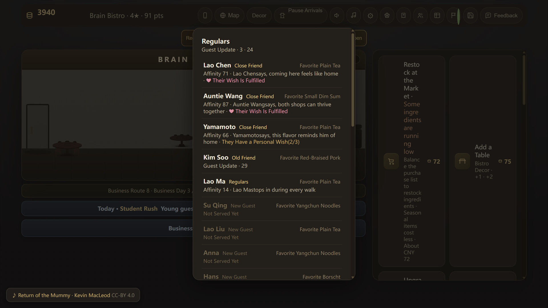 Brain Bistro screenshot #6