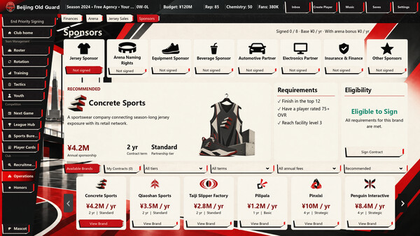 Chinese Basketball Manager screenshot 8