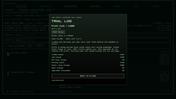 VOID PROFIT: Aetrocor Trial Vessel screenshot 5