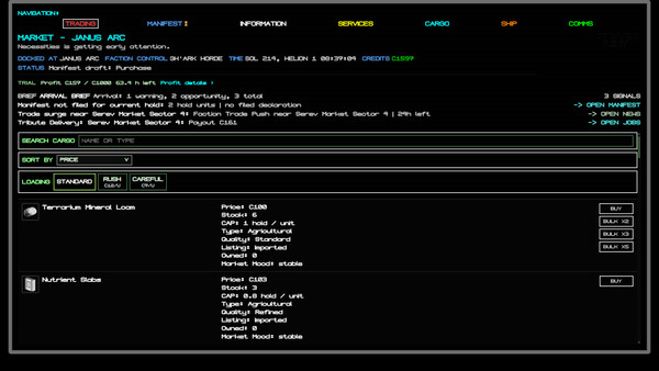 VOID PROFIT: Aetrocor Trial Vessel screenshot 2
