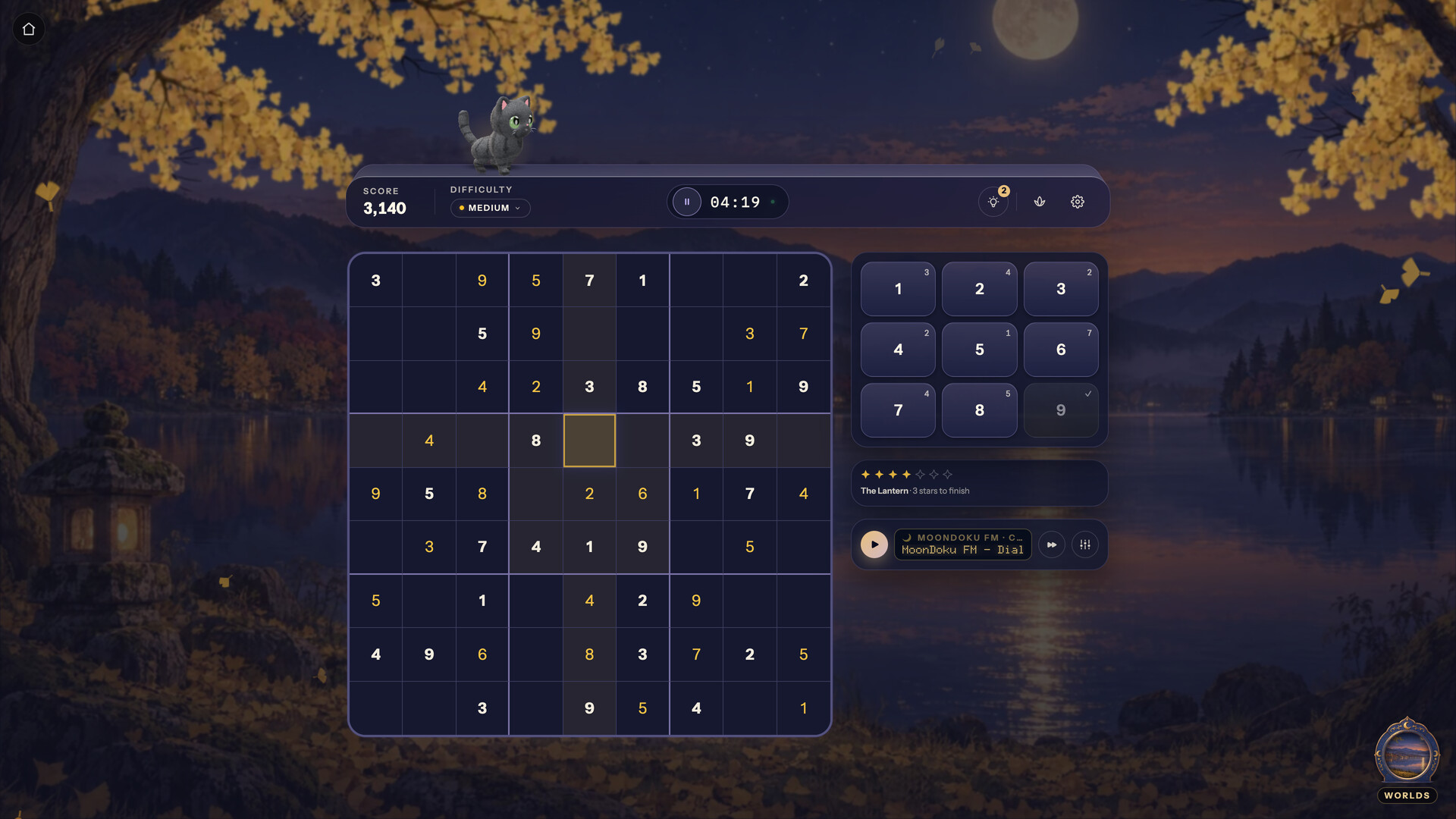 MoonDoku: Sudoku Nights