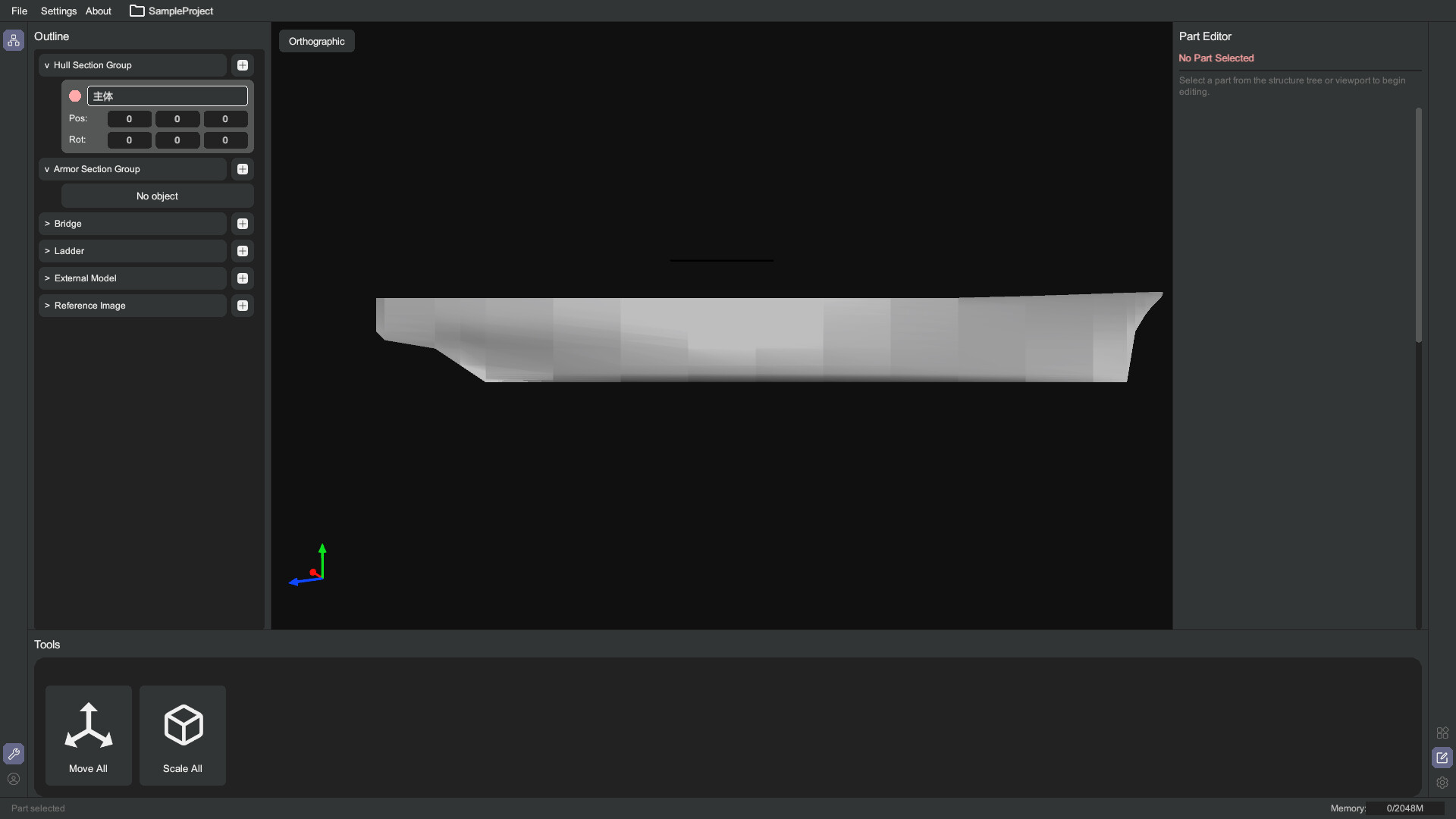 NavalArt Hull Designer screenshot