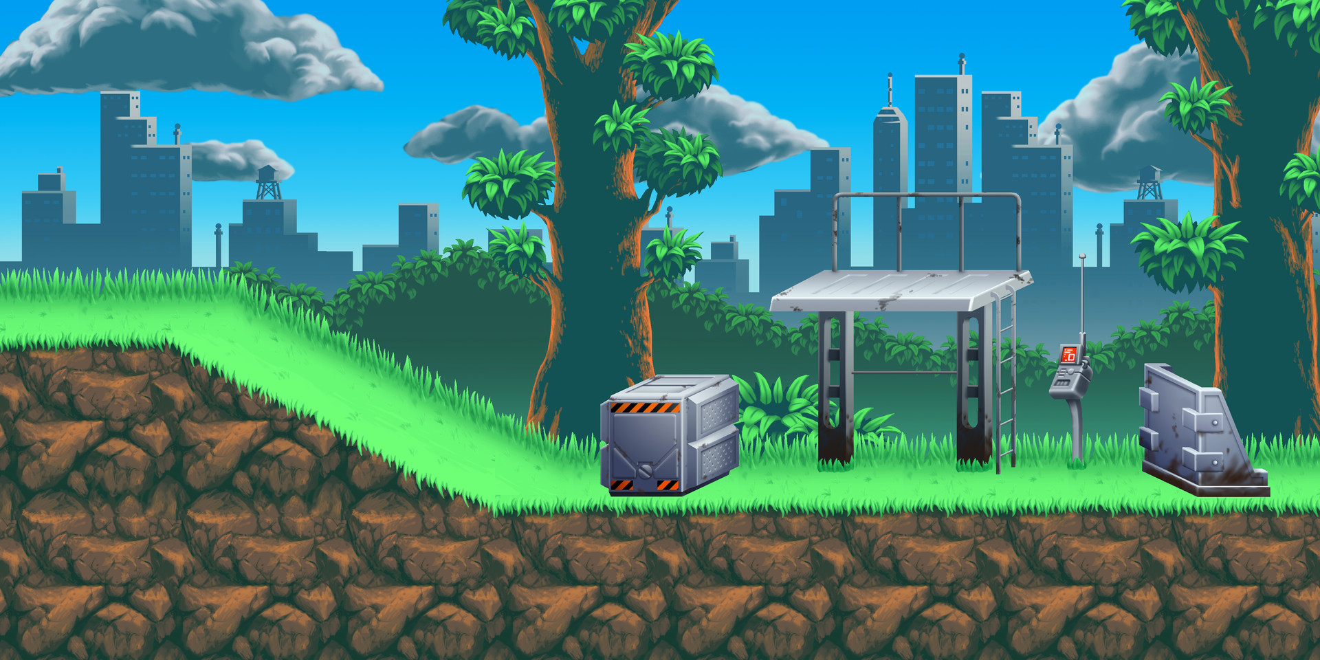 Spriter: Delta Missions Environment Pack Featured Screenshot #1