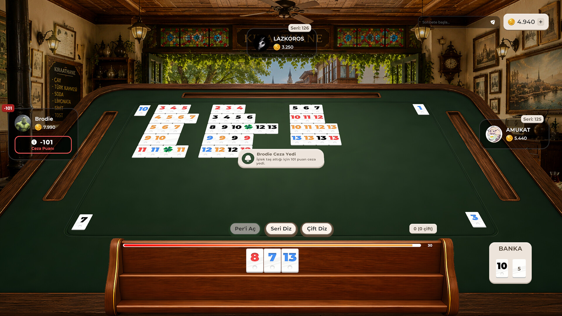 Okey 101 screenshot 3