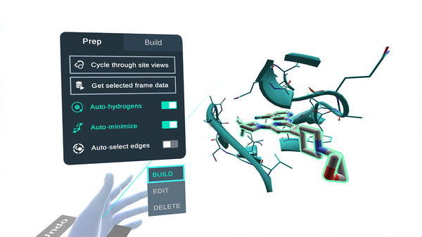 Screenshot z Nanome Screenshot z Nanome