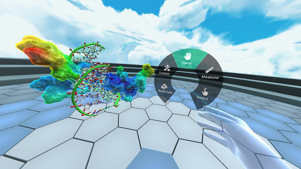 Screenshot z Nanome Screenshot z Nanome