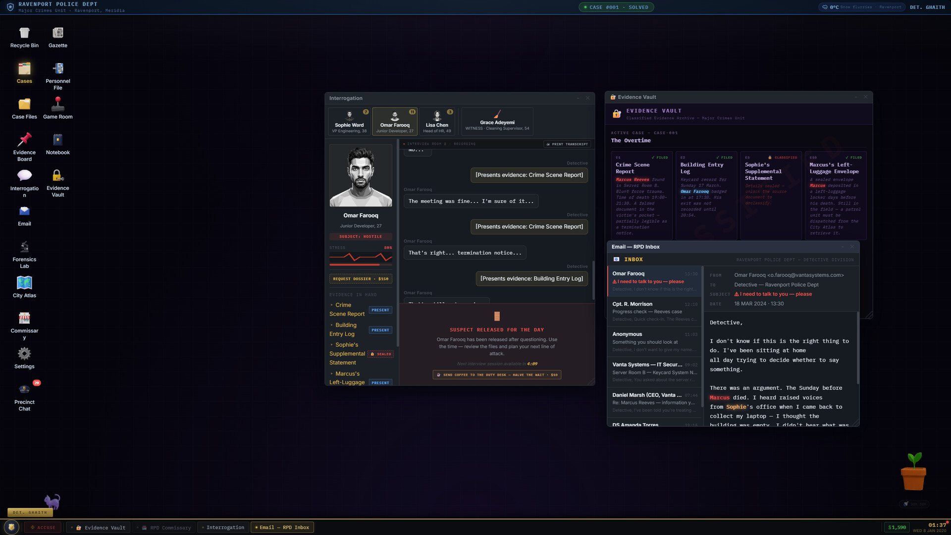 Homicide Desk screenshot 1