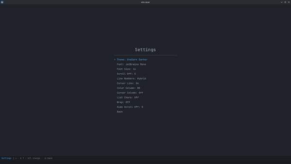 vim racer screenshot 7