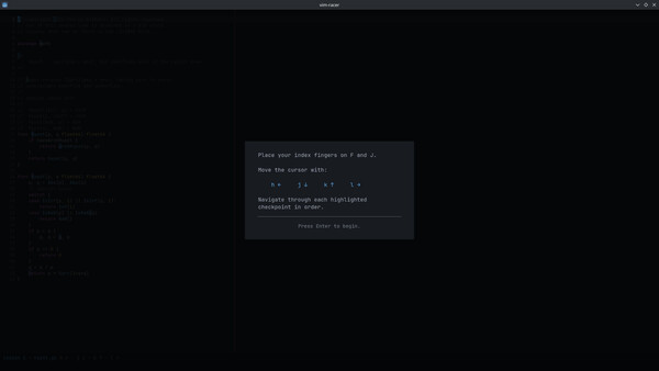 vim racer screenshot 3