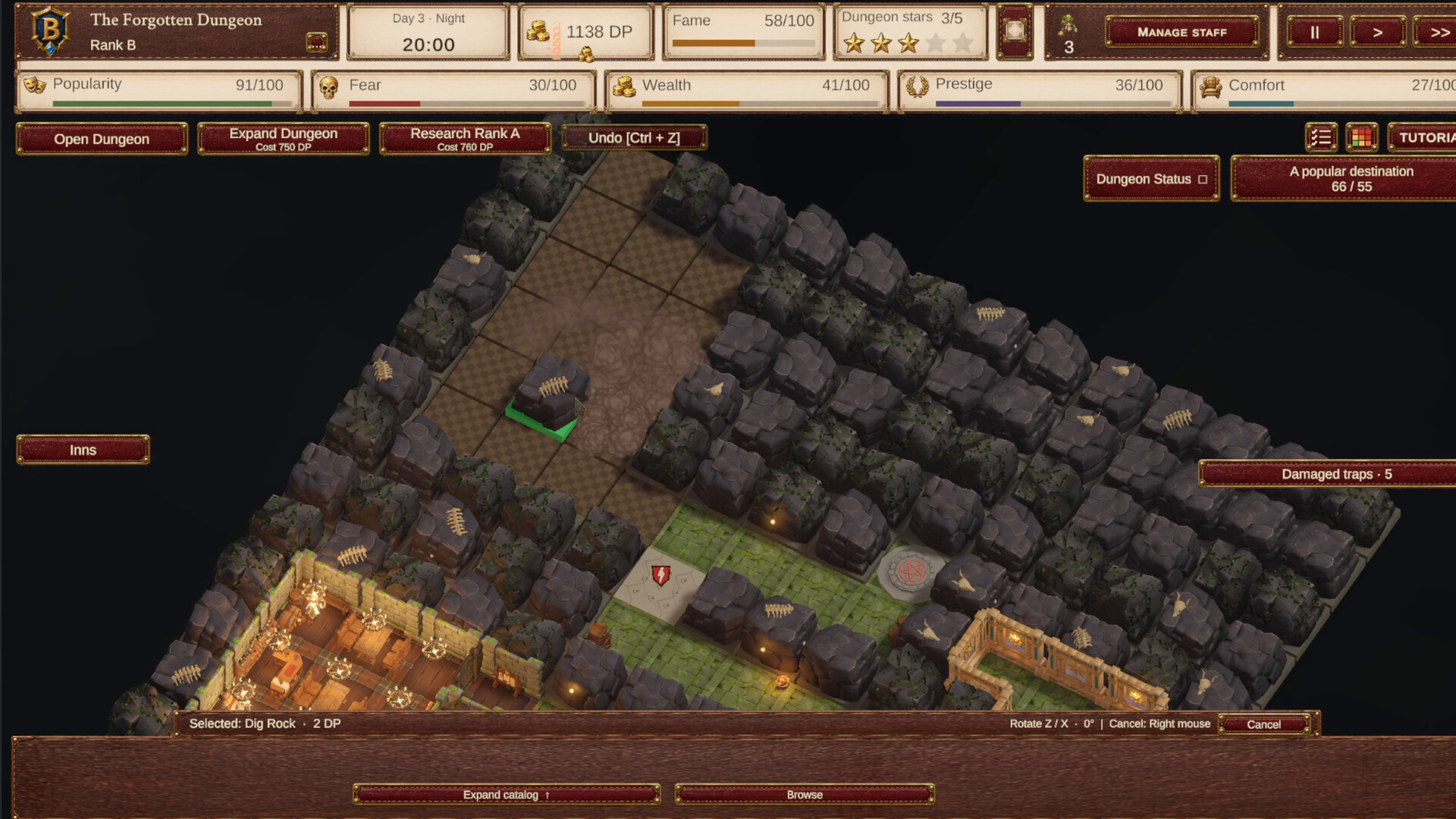 Fame & Fear: Dungeon Architect screenshot #8