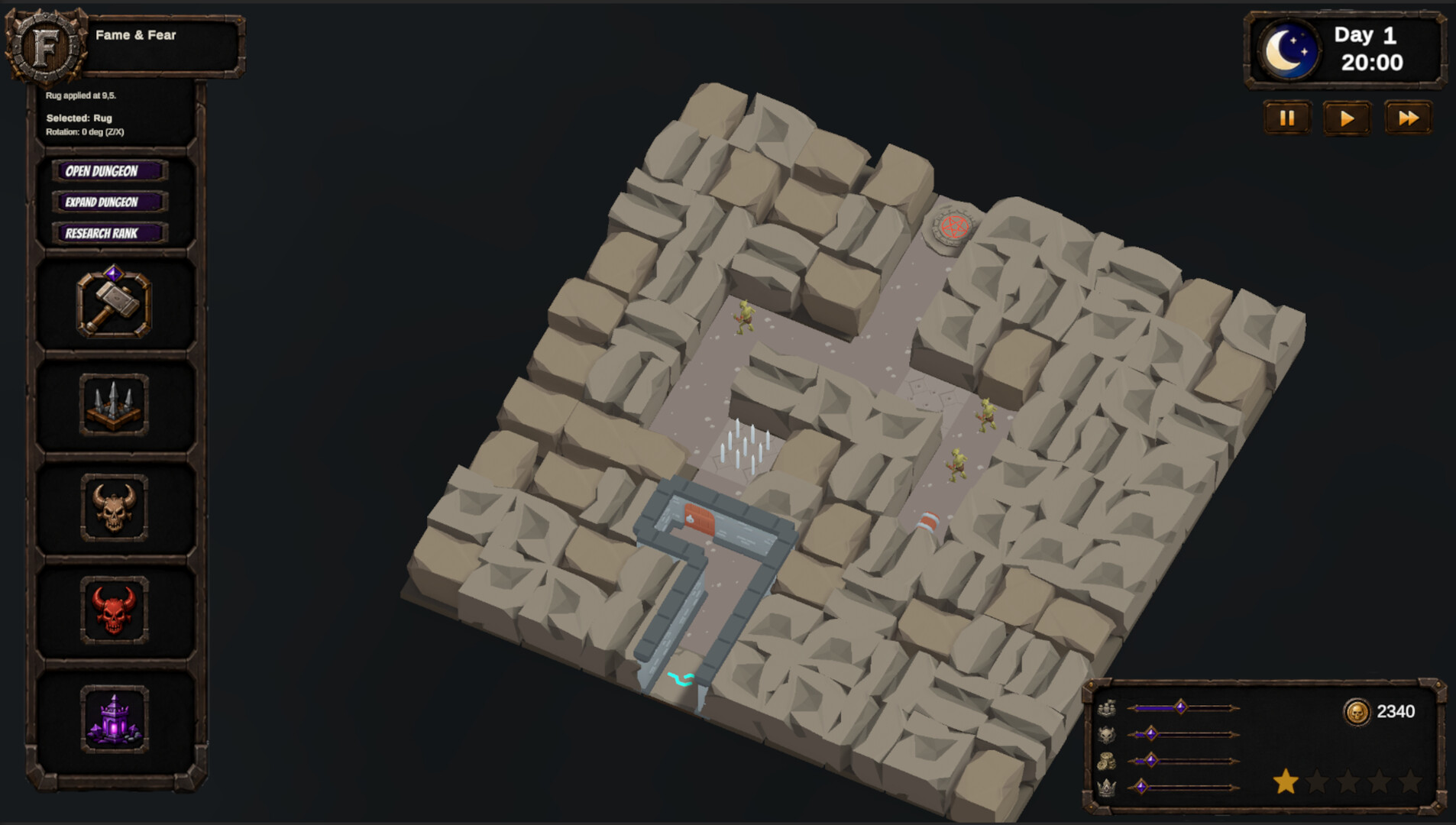 Fame & Fear: Dungeon Architect screenshot 6