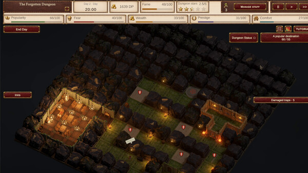 Fame & Fear: Dungeon Architect screenshot 1