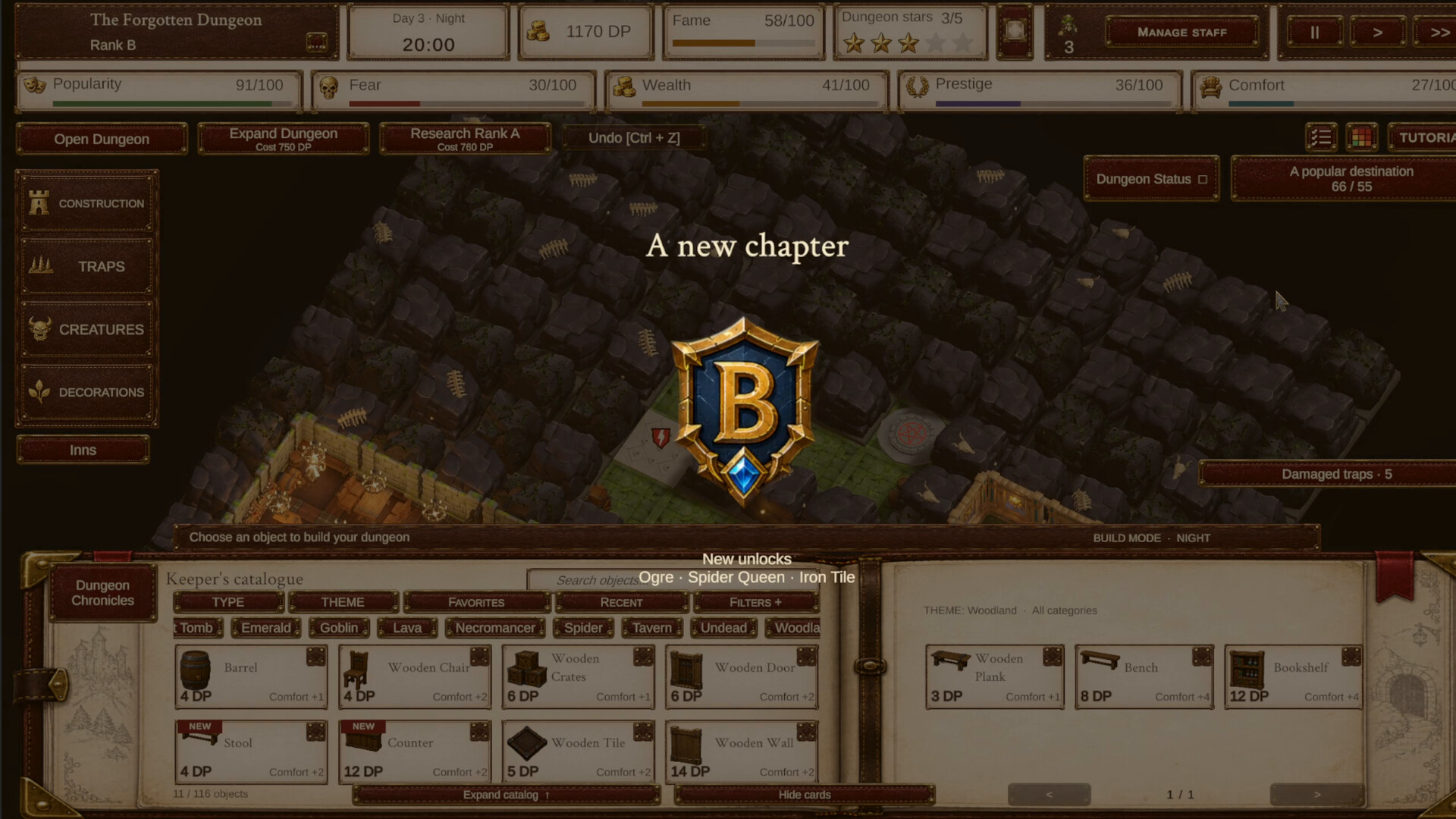 Fame & Fear: Dungeon Architect screenshot #10