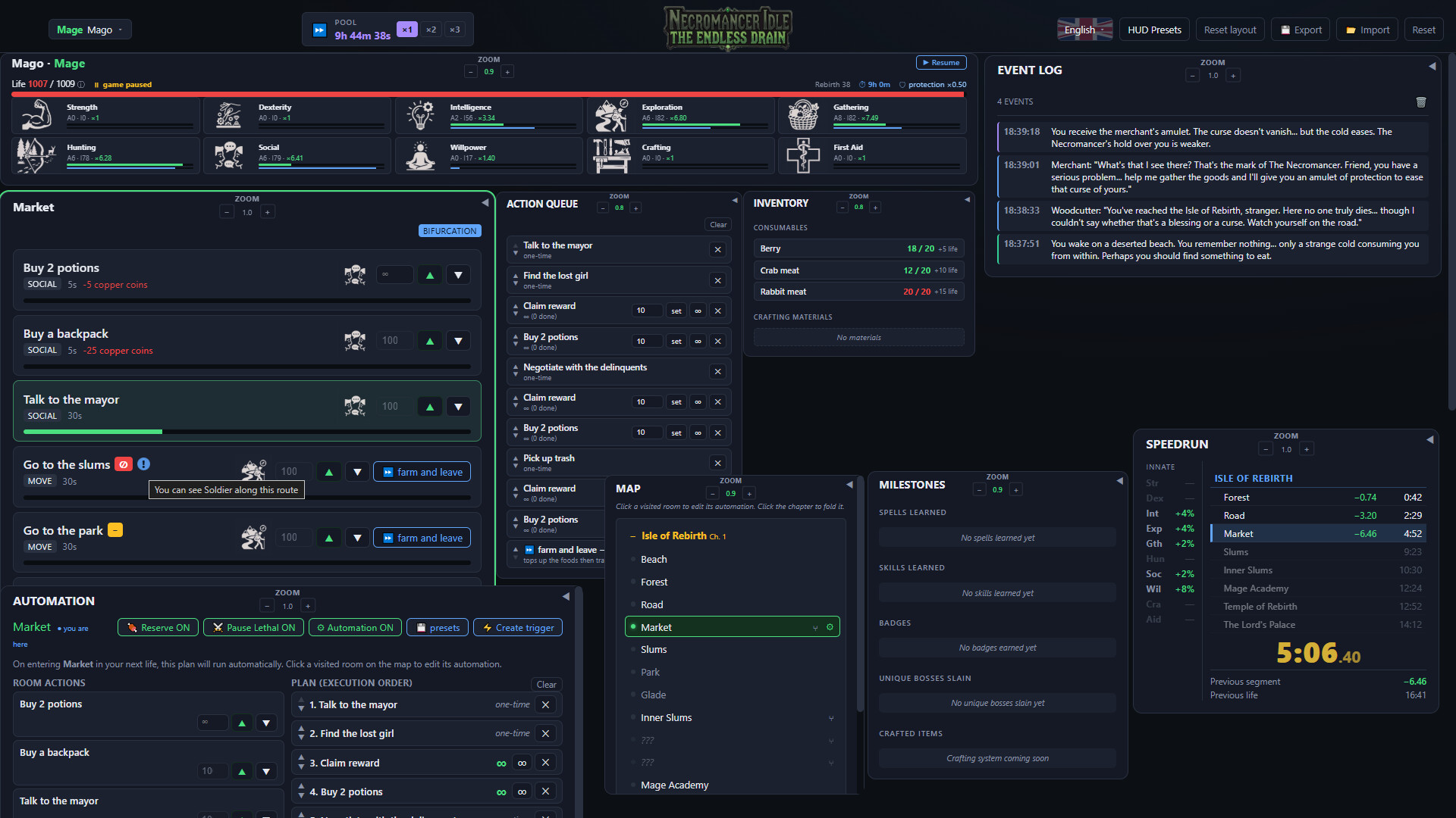 Necromancer Idle: The Endless Drain screenshot 2