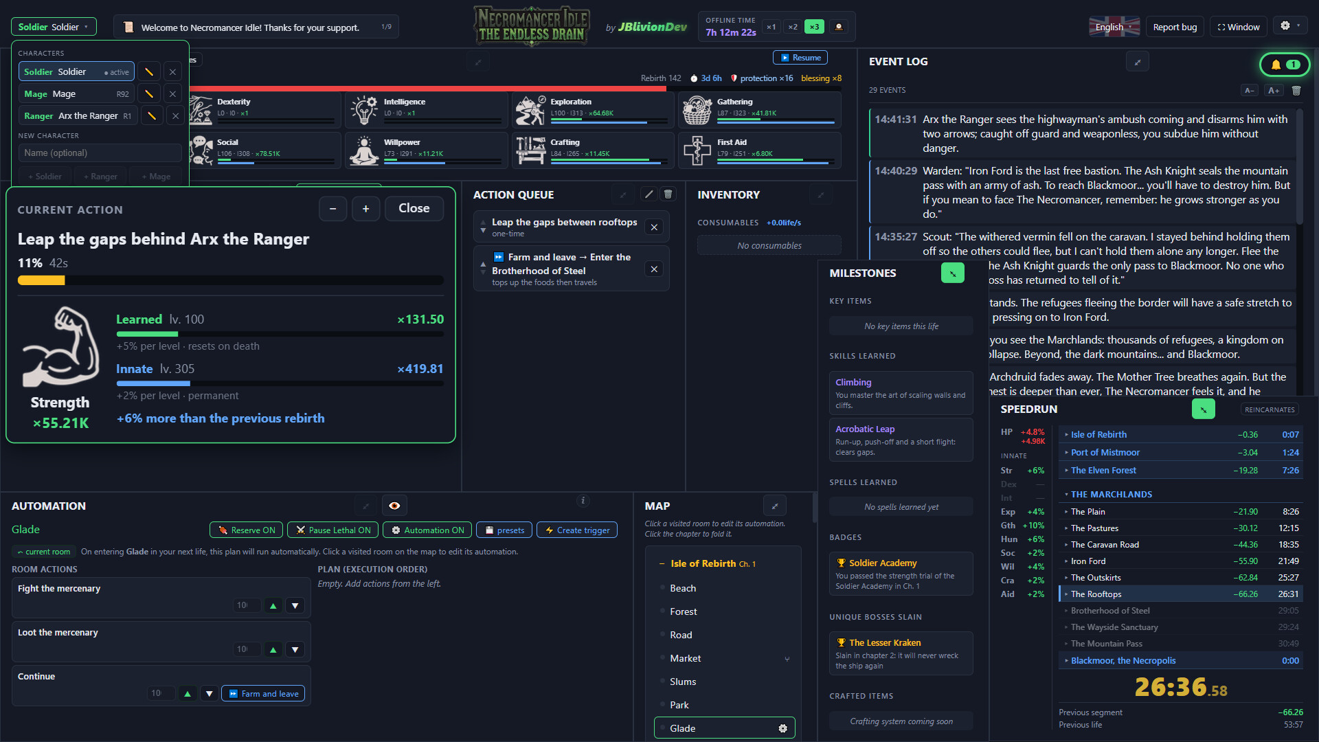 Necromancer Idle: The Endless Drain screenshot