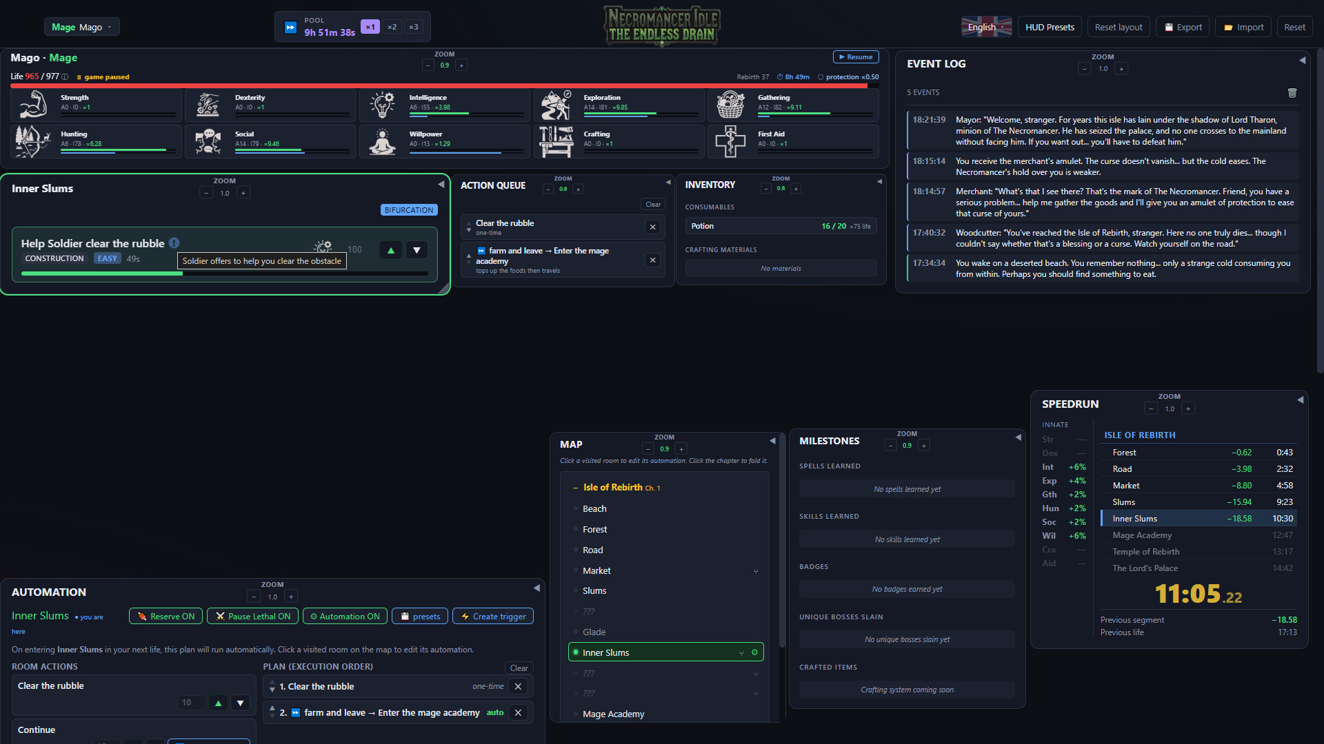 Necromancer Idle: The Endless Drain screenshot 4