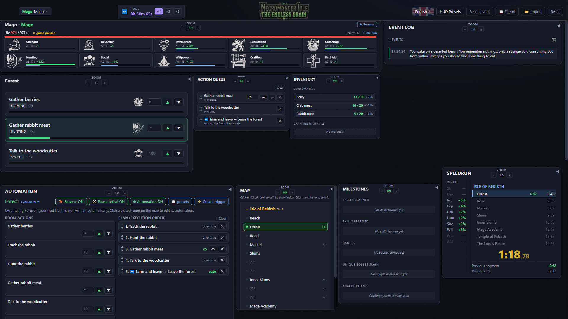 Necromancer Idle: The Endless Drain screenshot 1