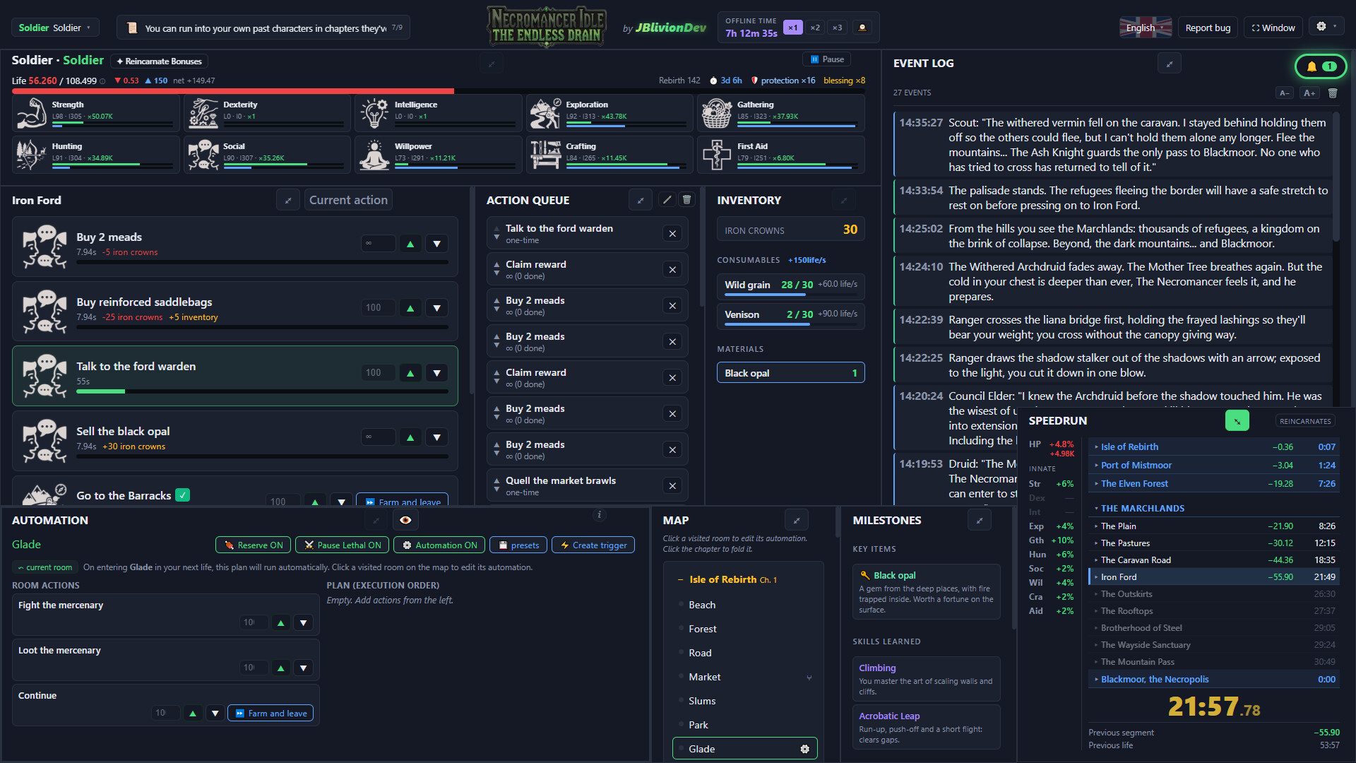 Necromancer Idle: The Endless Drain screenshot