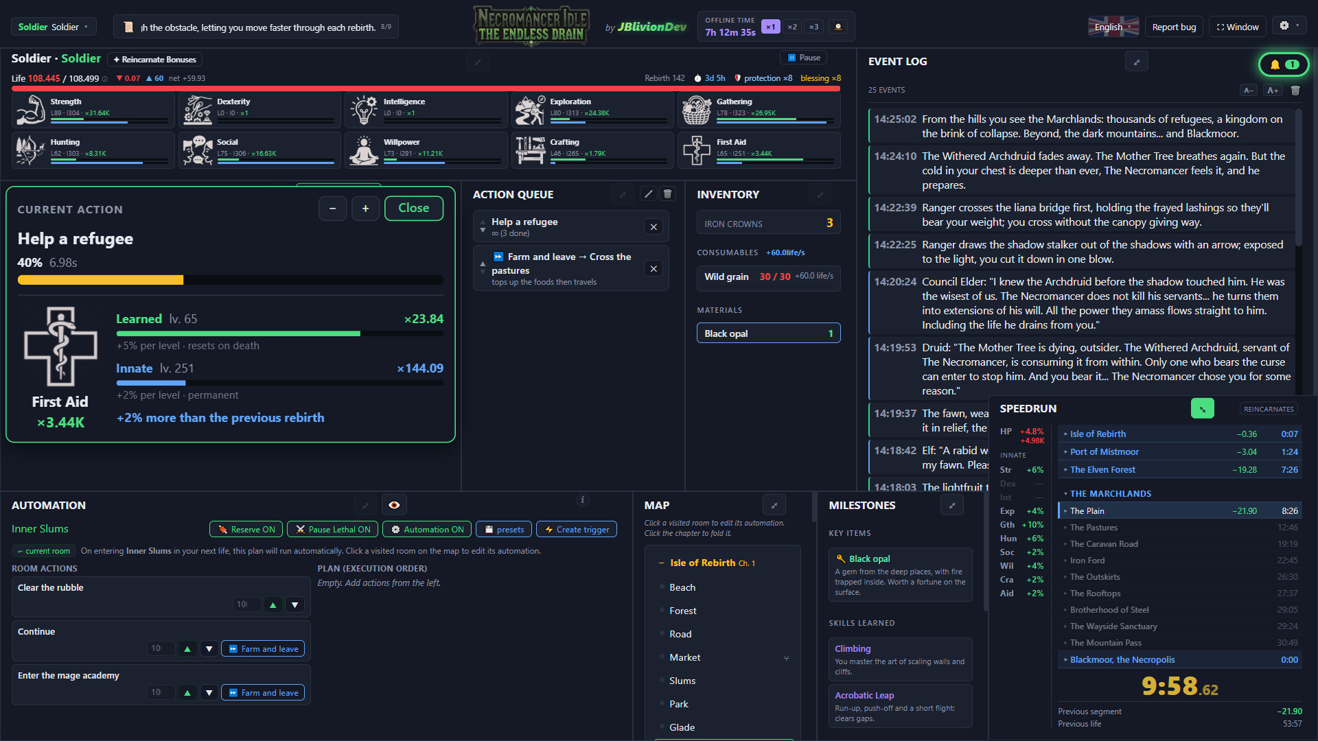 Necromancer Idle: The Endless Drain screenshot