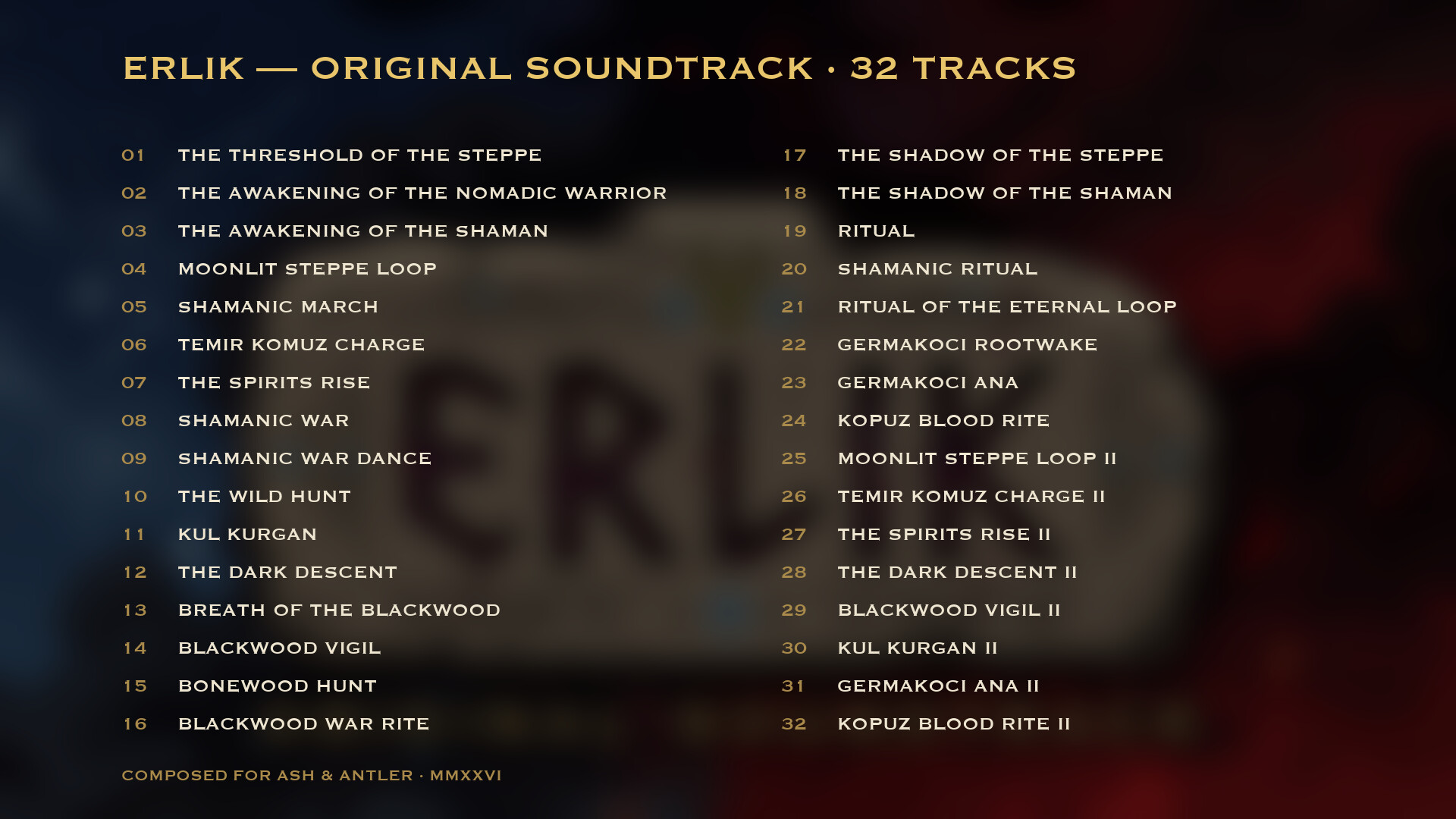 ERLIK Soundtrack