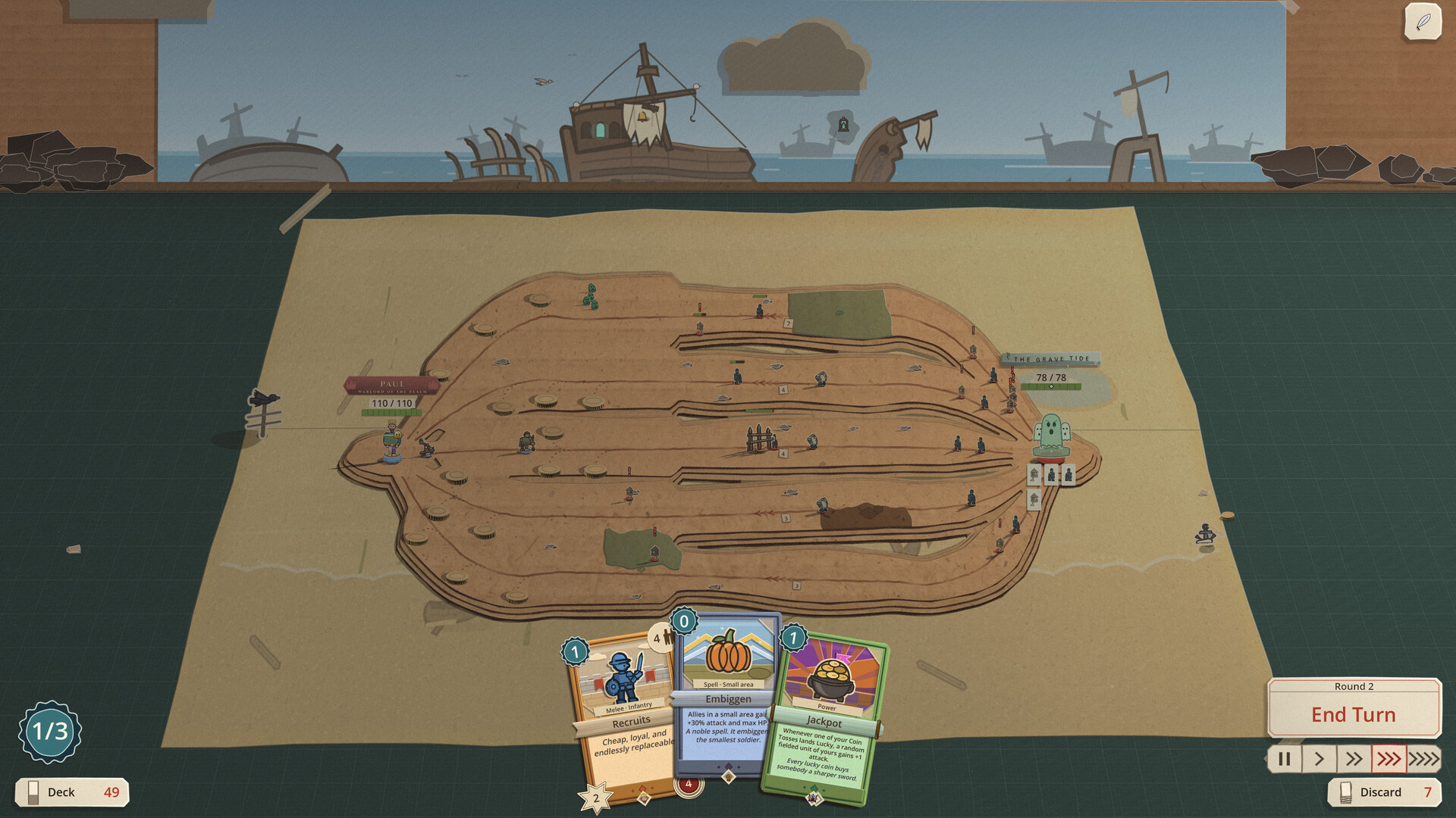 Cardboard Conquest screenshot 2