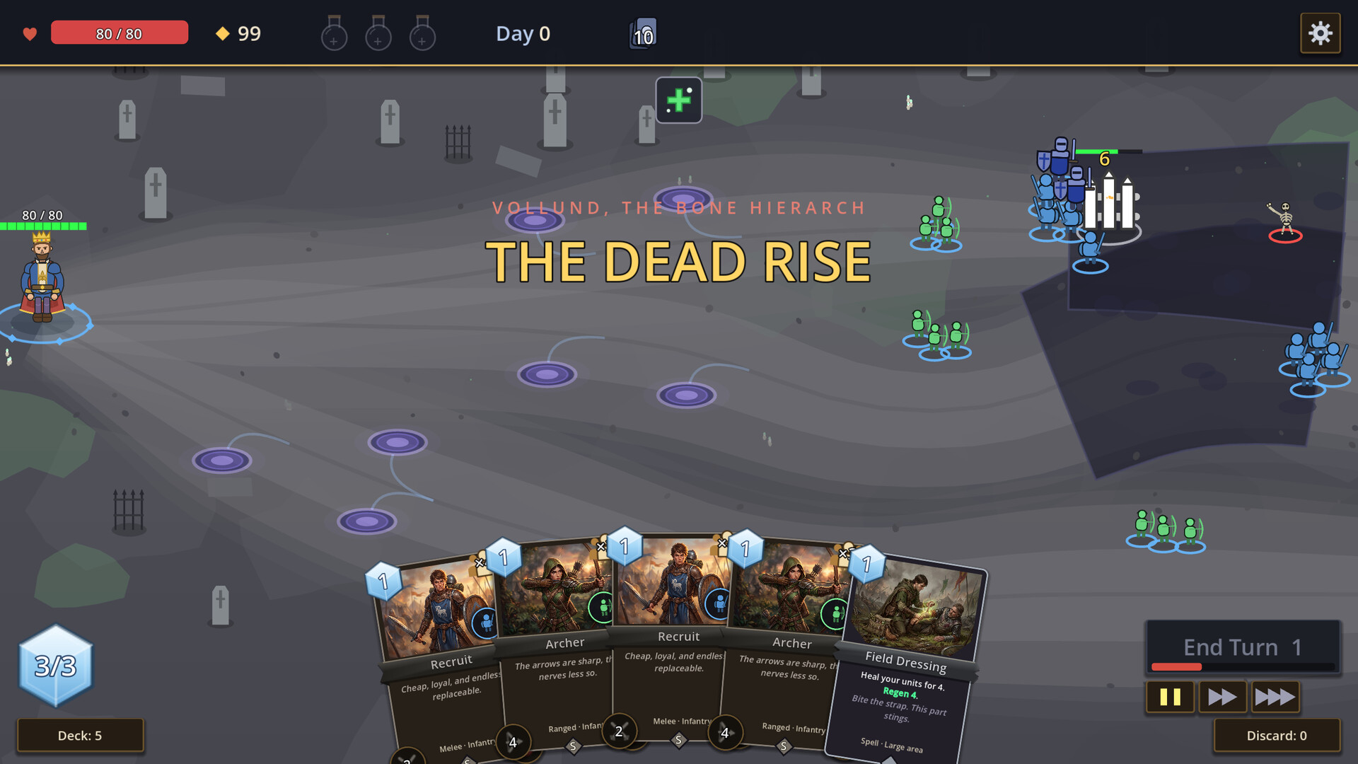Warlords: Deckbuilding Autobattler screenshot 2