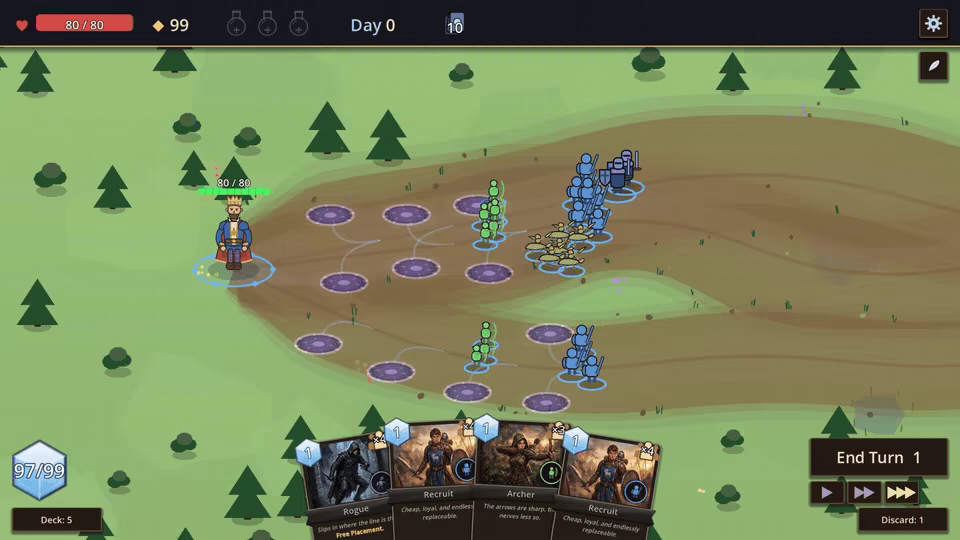 Warlords: Deckbuilding Autobattler video 2