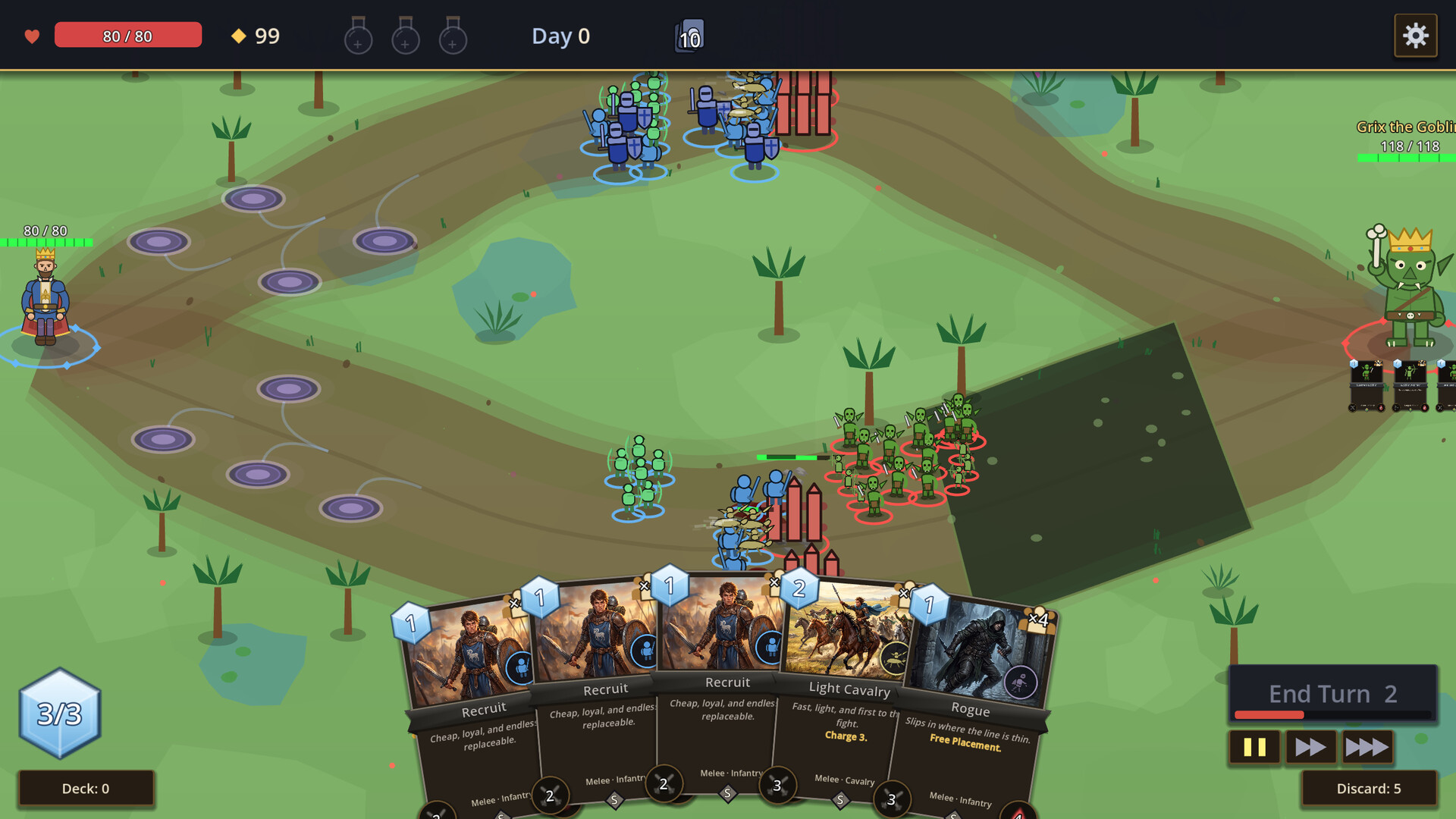 Warlords: Deckbuilding Autobattler screenshot 3