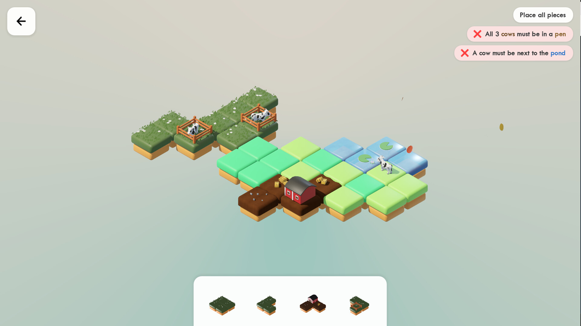 Bocage, a cozy puzzle game screenshot 2