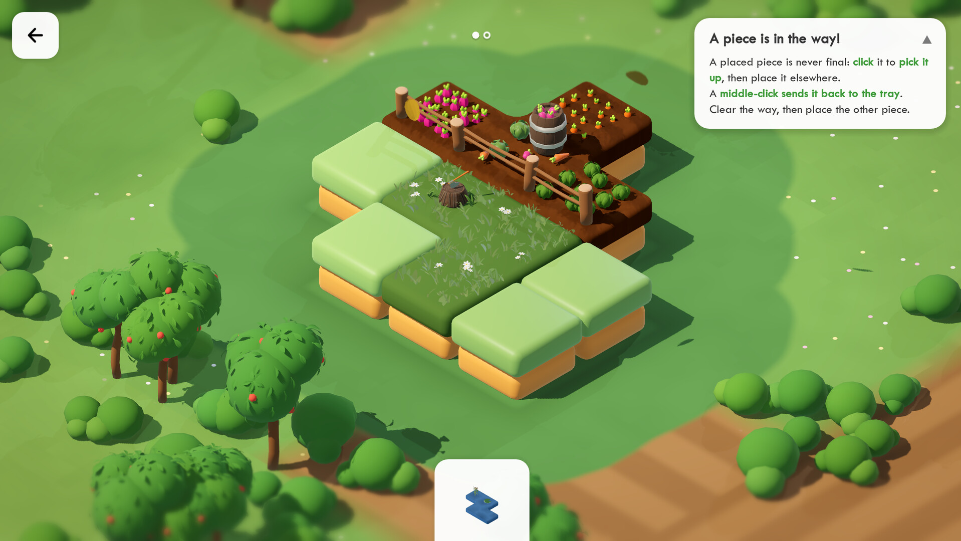 Bocage, a cozy puzzle gameのスクリーンショット 1