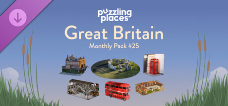 Capa oficial de Puzzling Places - Monthly Pack #25 - Great Britain