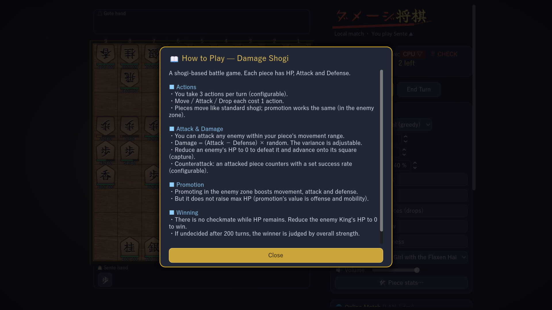 Damage Shogi Featured Screenshot #1