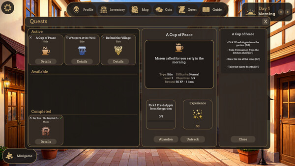 Screenshot of Whispers of the Night