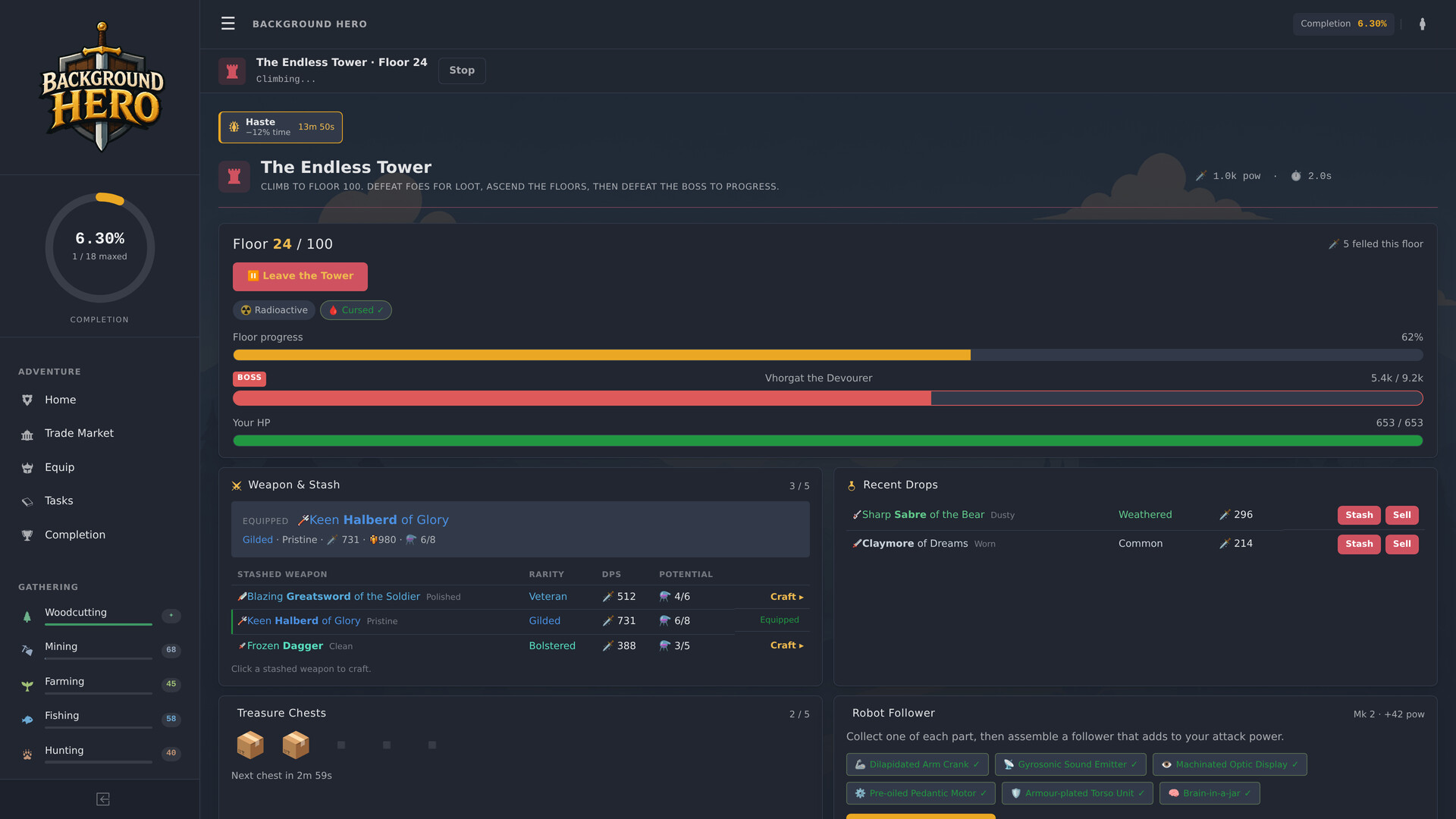 Background Hero screenshot 2