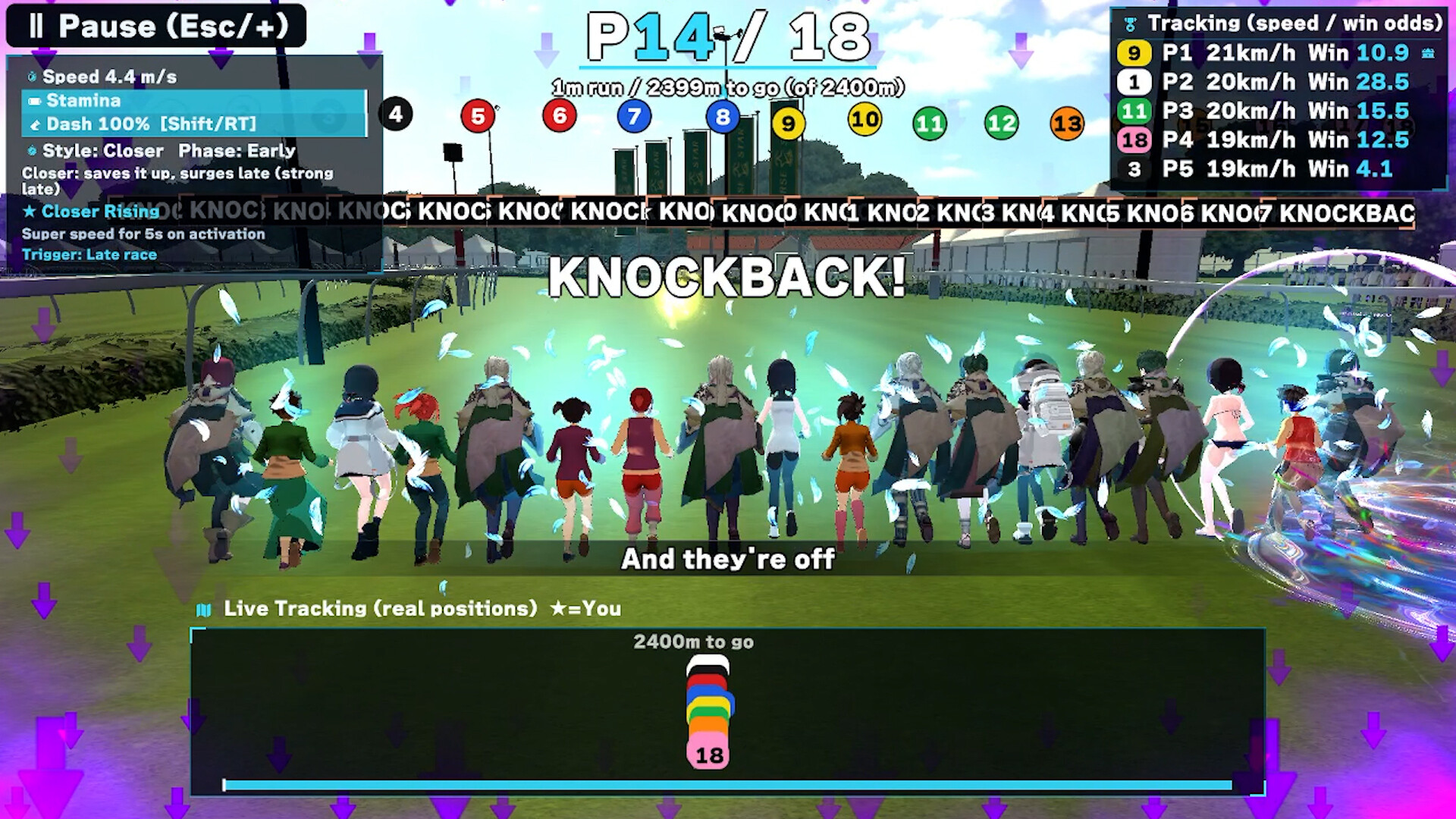 Derby Heroines: Run, Bet, Win! screenshot 1